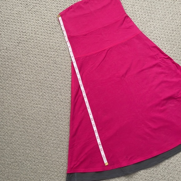 Lululemon senorita Pink and slate grey Beat the Heat Dress - Picture 9 of 13